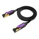 Vention Flat Network Cable UTP CAT7 Vention ICABF RJ45 Ethernet 10Gbps 1m Black 056625 6922794729810 ICABF έως και 12 άτοκες δόσεις