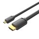 Vention HDMI-D Male to HDMI-A Male Cable Vention AGIBH 2m, 4K 60Hz (Black) 056401 6922794772137 AGIBH έως και 12 άτοκες δόσεις
