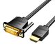 Vention HDMI to DVI (24+1) Cable Vention ABFBJ 5m, 4K 60Hz/ 1080P 60Hz (Black) 056167 6922794732841 ABFBJ έως και 12 άτοκες δόσεις