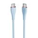 Vention USB-C 2.0 to USB-C Cable Vention TAWSF 1m , PD 100W, Blue Silicone 056676 6922794768895 TAWSF έως και 12 άτοκες δόσεις