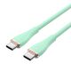 Vention USB-C 2.0 to USB-C Cable Vention TAWGF 1m, PD 100W,  Green Silicone 056672 6922794768956 TAWGF έως και 12 άτοκες δόσεις