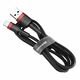 Baseus Baseus Cafule USB Lightning Cable 1,5A 2m (Black+Red) 018157  CALKLF-C19 έως και 12 άτοκες δόσεις 6953156275027