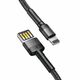 Baseus Lightning USB cable (reversible) Baseus Cafule 2.4A 1m (gray-black) 018087  CALKLF-GG1 έως και 12 άτοκες δόσεις 6953156283343