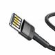 Baseus Lightning USB cable (reversible) Baseus Cafule 2.4A 1m (gray-black) 018087  CALKLF-GG1 έως και 12 άτοκες δόσεις 6953156283343