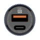 LDNIO LDNIO C510Q USB, USB-C Car charger + Lightning cable 042800  C510Q Lightning έως και 12 άτοκες δόσεις 5905316142619