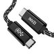 INVZI USB-C / USB4.0 Gen3 Cable 240W 40Gbps, 1m (Black) 050522  INVUSB4 έως και 12 άτοκες δόσεις 754418838518