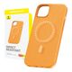 Baseus Magnetic Phone Case for iPhone 15 Plus Baseus Fauxther Series (Orange) 054863  P60157305713-02 έως και 12 άτοκες δόσεις 6932172641245