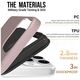 Vmax Triangle Case for Samsung A14 4G / 5G rose gold