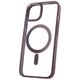 Satin Clear Mag case for iPhone 14 6,1&quot; purple