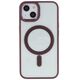 Satin Clear Mag case for iPhone 14 6,1&quot; purple
