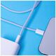 Maxlife MXUC-06 cable USB-C - Lightning 1,0 m 20W blue nylon