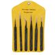 Set of 6 precision tweezers