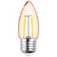 LED Bulb Filament E27 C35 2W 230V 2200K 180lm COG gold Forever Light