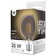 LED Bulb Filament E27 G95 4W 230V 2200K 400lm COG gold Forever Light