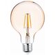 LED Bulb Filament E27 G95 4W 230V 2200K 400lm COG gold Forever Light