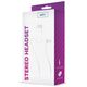 Setty wired earphones white
