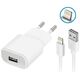 Forever TC-01 charger 1x USB 1A white + Lightning cable