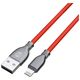 Forever Tornado cable USB - Lightning 1,0 m 3A red