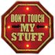 RETRO Metal Sign LED Don't Touch Forever Light