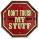 RETRO Metal Sign LED Don't Touch Forever Light
