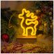 Neon Wood Stand LED DEER warm white FLNW02 Forever Light