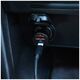 Maxlife MXCC-04 PD QC car charger 1x USB-C 1x USB 20W black + USB-C - Lightning cable 27W