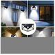 SUNARI Solar Lamp LED FLS-65 100*SMD PIR 6W 480lm 6000K 1200mAh Li-Ion Forever Light