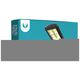 SUNARI Solar Lamp LED FLS-01 6*COB PIR 10W 800lm 6000K 2400mAh Li-Ion + RC Forever Light