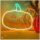 Neon PLEXI LED HAPPY PUMPKIN orange green FPNE10 Forever Light