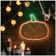 Neon PLEXI LED HAPPY PUMPKIN orange green FPNE10 Forever Light