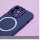 Silicon Mag case for iPhone 12 6,1&quot; dark blue