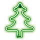 Neon LED CHRISTMAS TREE green FLNE16 Forever Light