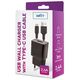Setty charger 1x USB 2,4A black + USB-C cable 1,0 m NEW