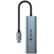 Devia adapter HUB USB-C 3.1 to 4x USB 3.0 deep gray