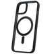 Satin Clear Mag case for iPhone 15 Plus 6,7&quot; black