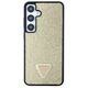 Guess case for Samsung Galaxy S24 Plus GUHCS24MHDGPPD gold HC RHINESTONE TRIANGLE