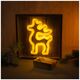 Neon Wood Frame LED DEER warm white FLNW01 Forever Light