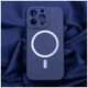 Silicon Mag case for iPhone 14 Pro 6,1&quot; dark blue