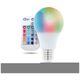 LED Bulb E27 A60 RGB + White 9W + RC Forever Light
