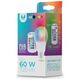 LED Bulb E27 A60 RGB + White 9W + RC Forever Light