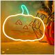 Neon PLEXI LED PUMPKIN WITH STEM orange green NNE13 Neolia