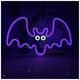 Neon PLEXI LED BAT purple NNE14 Neolia