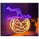 Neon PLEXI LED CURSED PUMPKIN orange purple NNE16 Neolia