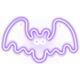 Neon PLEXI LED BAT purple NNE14 Neolia