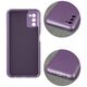 Metallic case for Motorola Moto G54 5G violet
