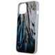 Gold Glam case for Samsung Galaxy A35 5G feathers