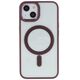 Satin Clear Mag case for iPhone 12 / 12 Pro 6,1&quot; purple