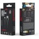 Maxlife MXUC-07 cable USB - microUSB 1,0 m 2,4A black nylon
