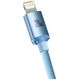 Baseus cable Crystal Shine USB-C - Lightning 1,2 m 20W sky blue
