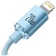 Baseus cable Crystal Shine USB-C - Lightning 1,2 m 20W sky blue